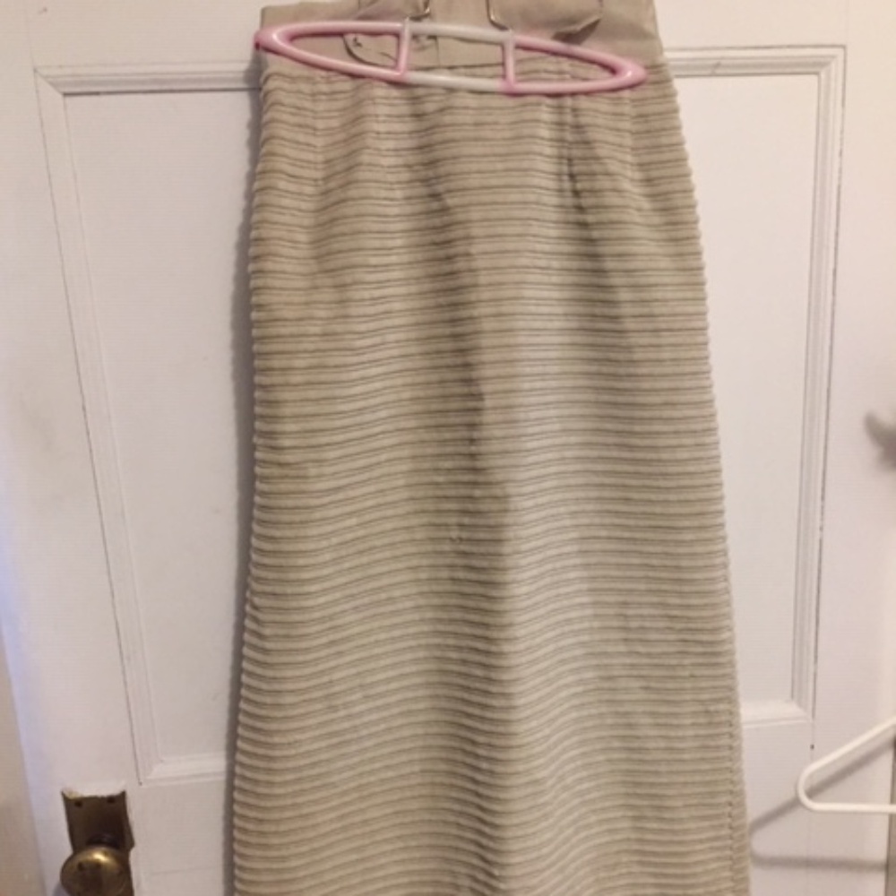 Clam Broth Skirt Ribbed Velor Florance Walsh